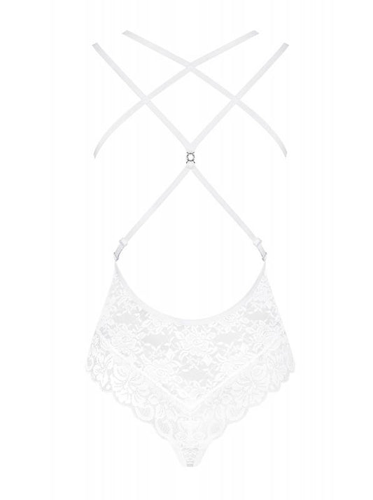 Lace Bodysuit - White - UABDSM