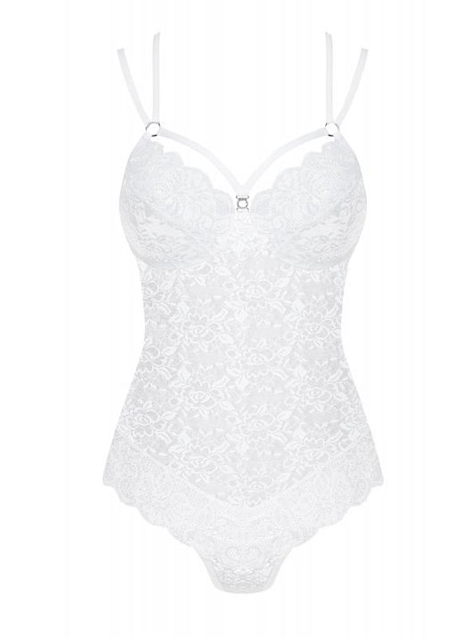 Lace Bodysuit - White Lace Bodysuit - White - UABDSM
