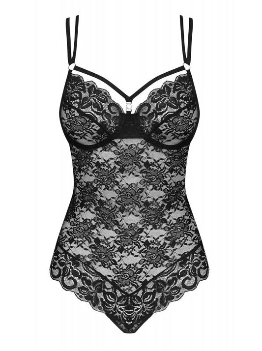 Lace Bodysuit - Black Lace Bodysuit - Black - UABDSM