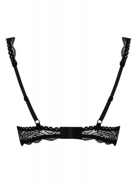 Miamor Bra With Quarter Cups - Black - UABDSM