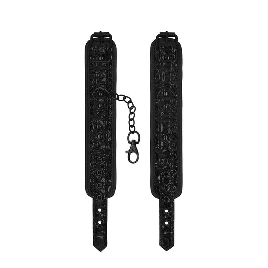 Ouch Luxury Black Hand Cuffs - UABDSM
