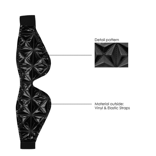 Ouch Black Luxury Eye Mask - UABDSM