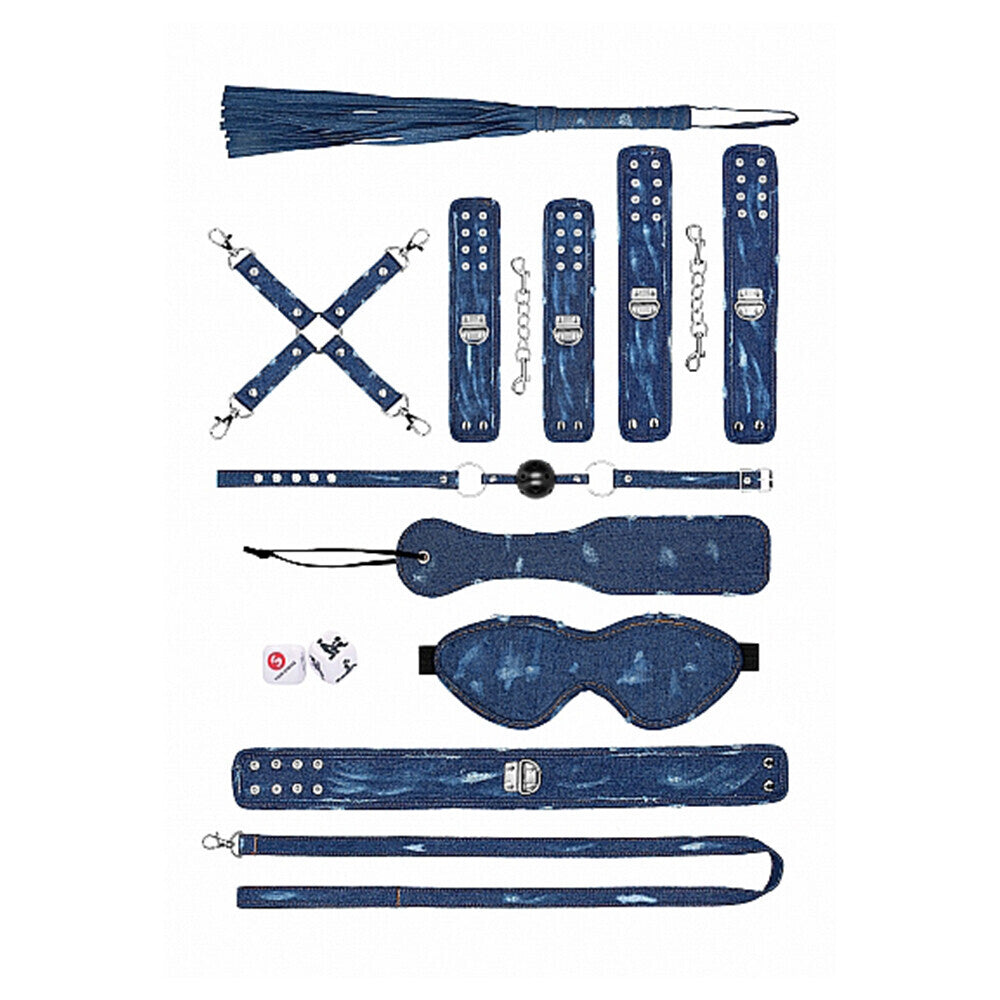 Ouch Tough Denim Style Bondage Kit - UABDSM