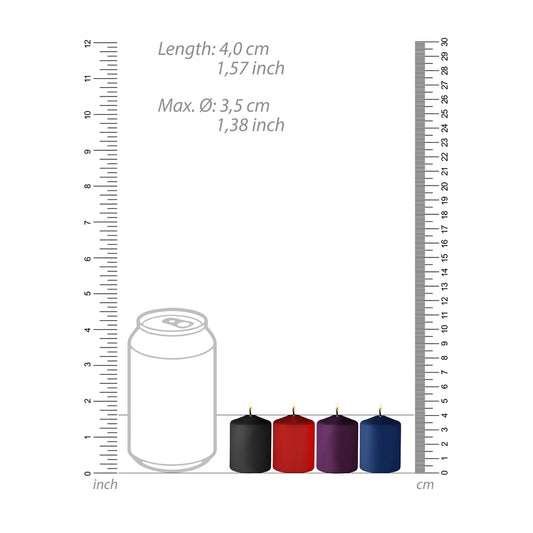 Ouch 4 Pack Of Mixed Scented Tease Candles - UABDSM