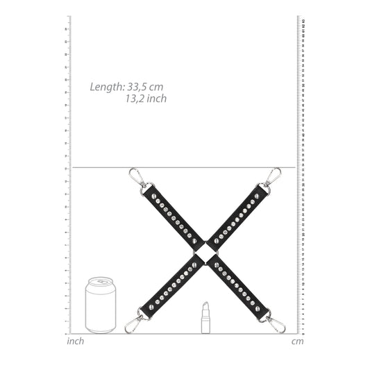 Ouch Diamond Studded Hogtie Connector - UABDSM