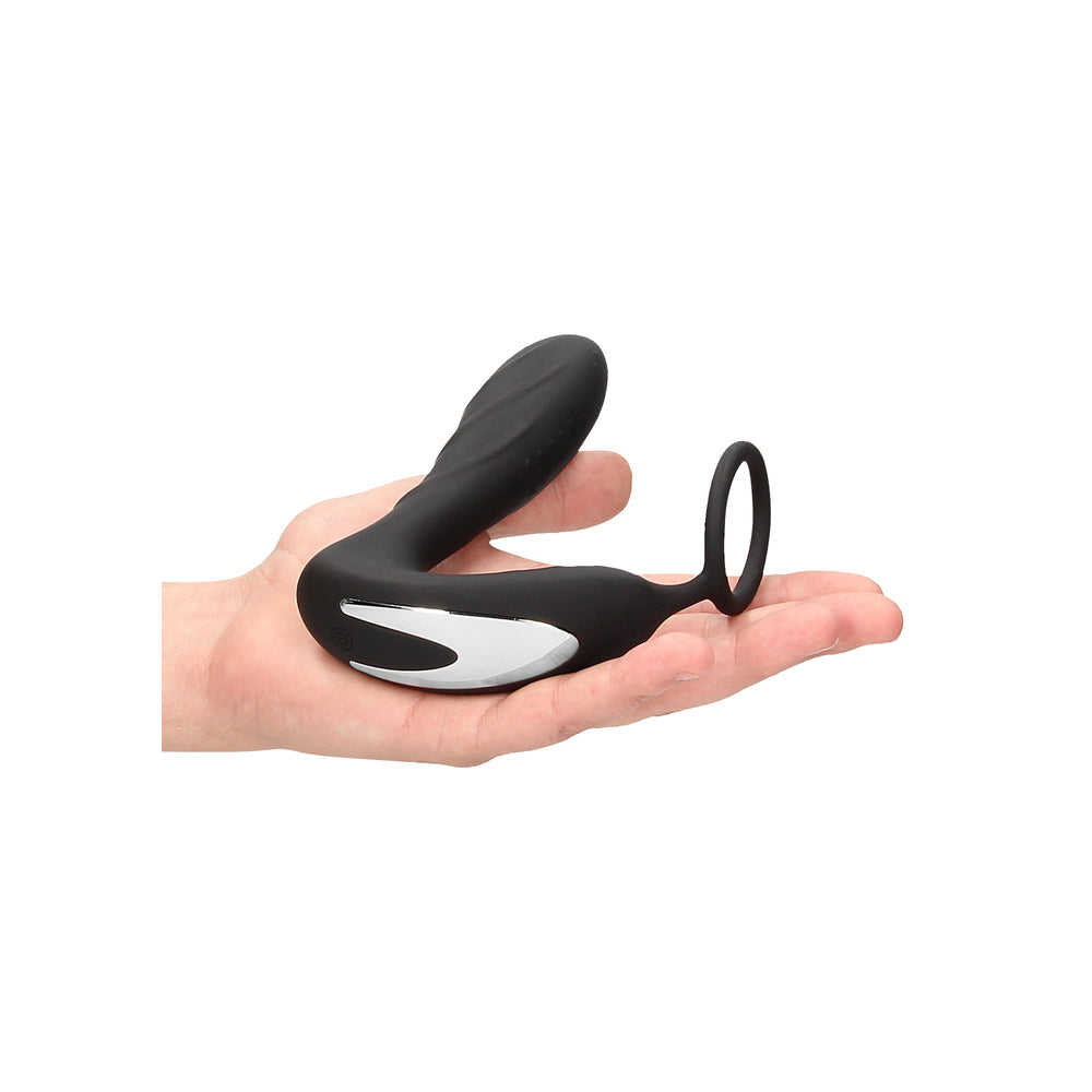Ouch E Stimulation And Vibration Butt Plug And Cock Ring - UABDSM