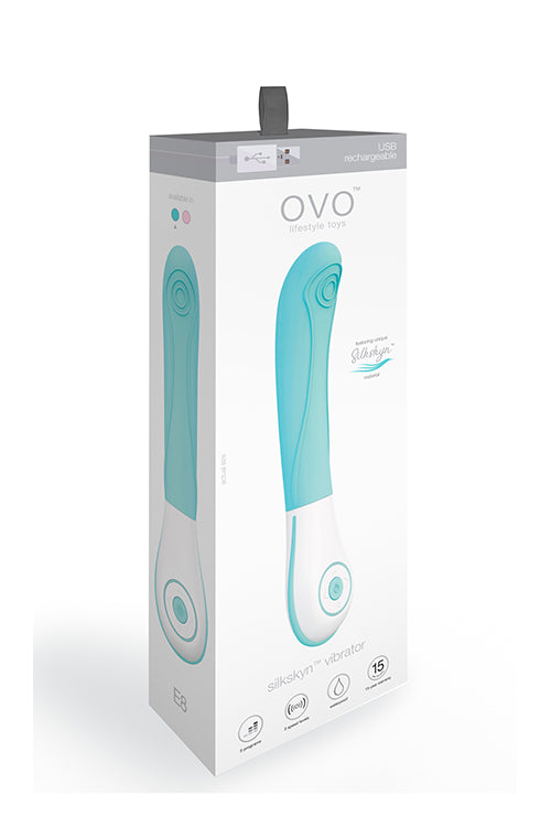 Ovo E8 Rechargeable Vibrator Aqua