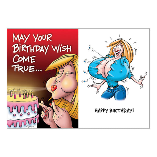 Greeting Card B-Day May Your Wish Come True Greeting Card B-Day May Your Wish Come True - UABDSM