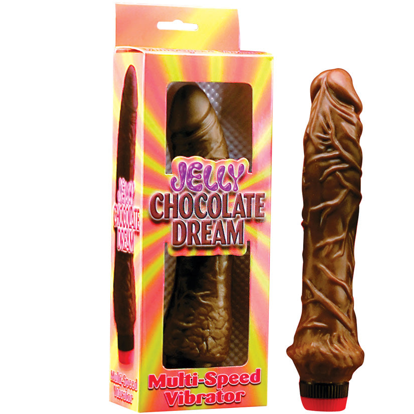 Jelly Chocolate Dream Multi-Speed Vibrator-Jumbo Veined 9 - UABDSM