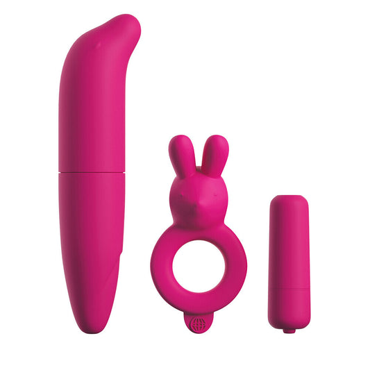 Classix Couples Vibrating Starter Kit Pink Classix Couples Vibrating Starter Kit Pink - UABDSM