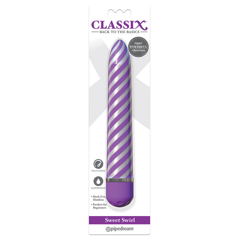 Sweet Swirl Vibrator - Purple - UABDSM