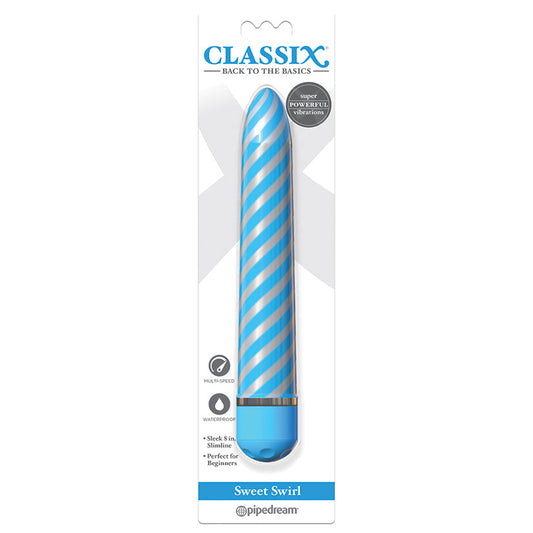 Sweet Swirl Vibrator - Blue Sweet Swirl Vibrator - Blue - UABDSM