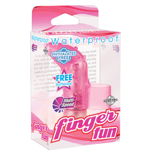 Waterproof Finger Fun - Pink Waterproof Finger Fun - Pink - UABDSM