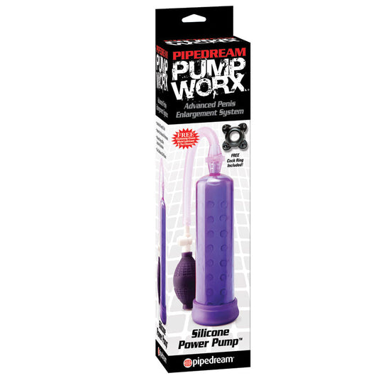 Pump Worx Silicone Power Pump - Purple Pump Worx Silicone Power Pump - Purple - UABDSM