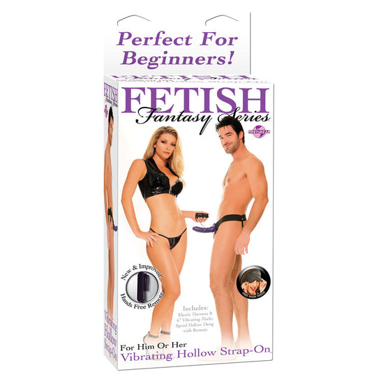 Fetish Fantasy Series for Him or Her Vibrating Hollow Strap-on - Purple Fetish Fantasy Series for Him or Her Vibrating Hollow Strap-on - Purple - UABDSM