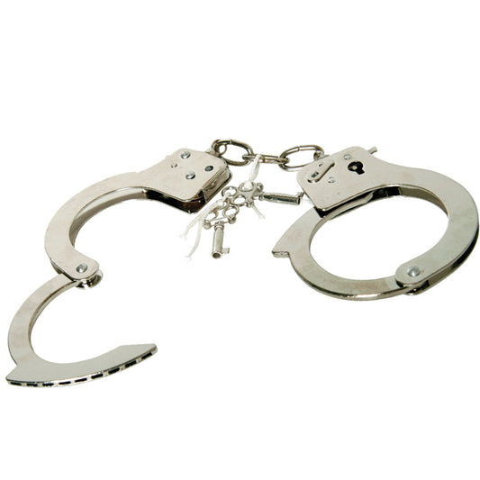 Metal Handcuffs - Silver Metal Handcuffs - Silver - UABDSM