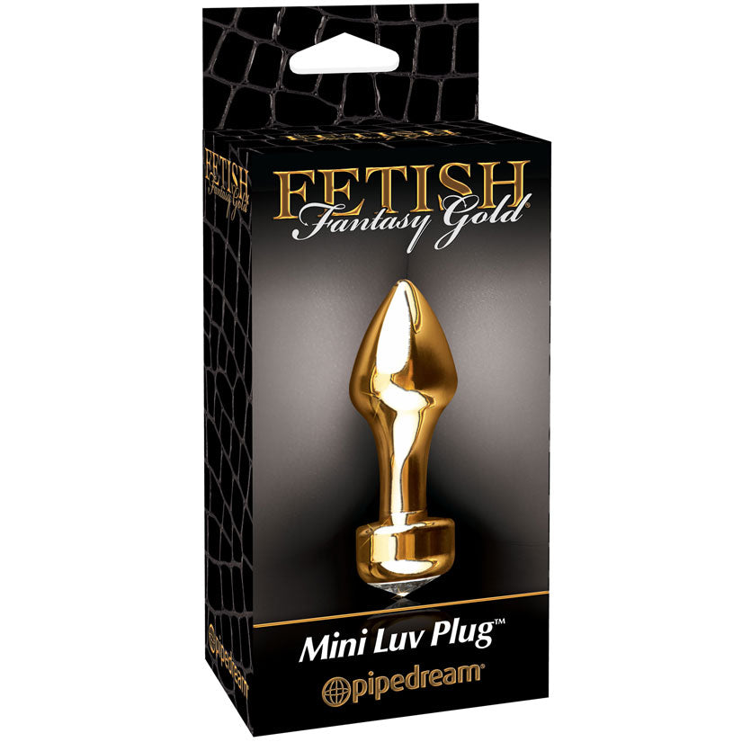 Fetish Fantasy Gold Mini Luv Plug - Gold - UABDSM