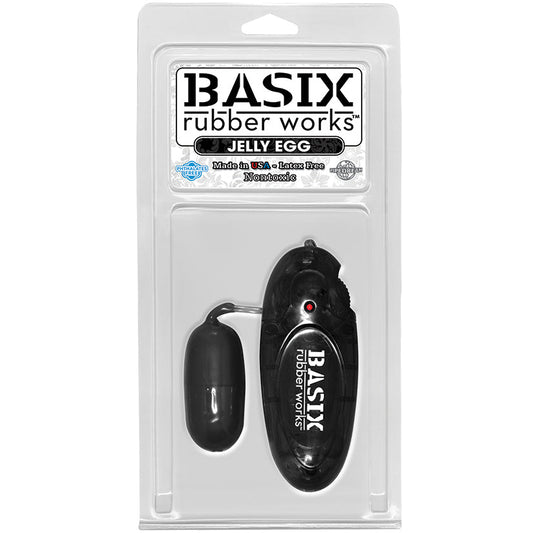 Basix Jelly Egg - Black - UABDSM