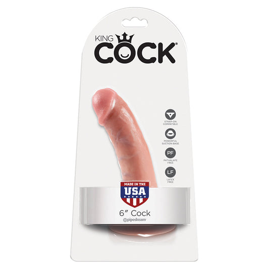 King Cock 6-Inch Cok - Flesh King Cock 6-Inch Cok - Flesh - UABDSM