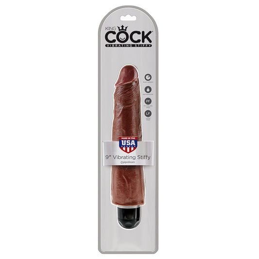 King Cock 9 Vibrating Stiffy Brown King Cock 9 Vibrating Stiffy Brown - UABDSM
