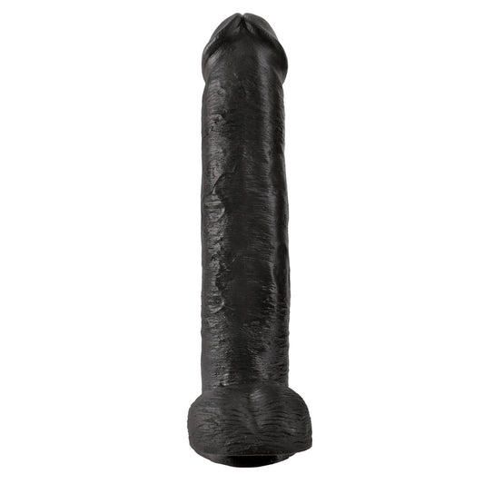 King Cock 15 Inch Cock with Balls Black King Cock 15 Inch Cock with Balls Black - UABDSM