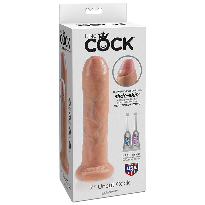 King Cock 7 Uncut - Flesh - UABDSM