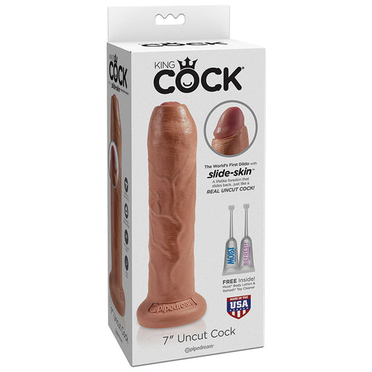 King Cock 7 Uncut - Tan King Cock 7 Uncut - Tan - UABDSM