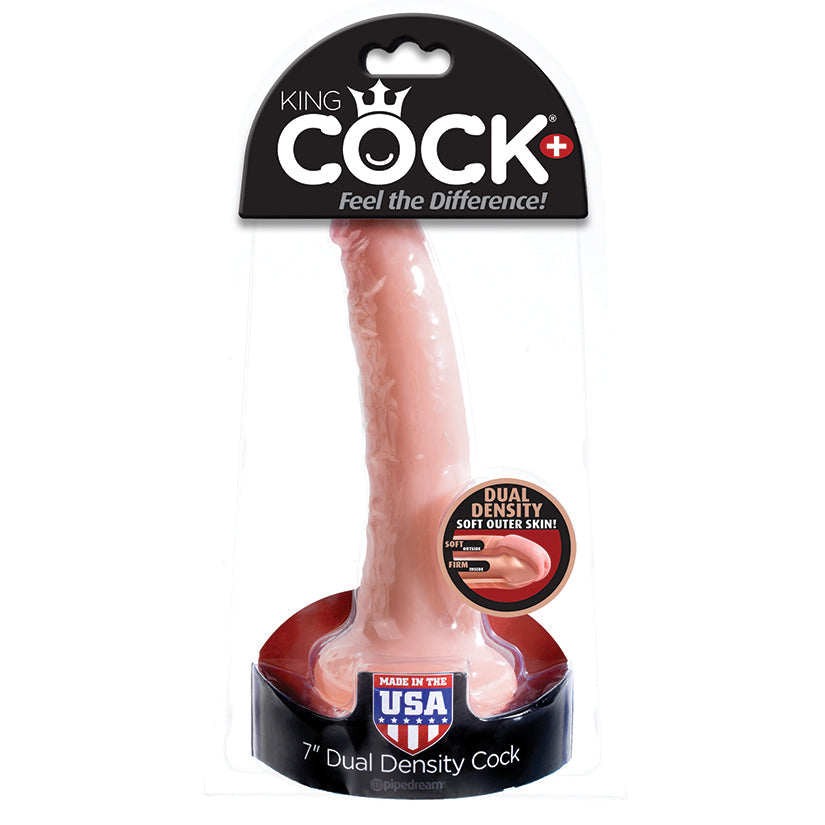 King Cock 7 Inch Dual Density Cock - UABDSM