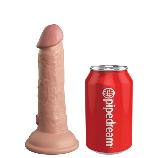 King Cock Elite 6 Inch Dual Density Dildo Caramel - UABDSM