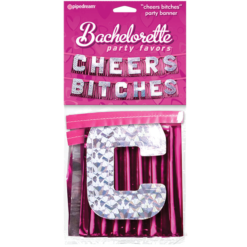 Bachelorette Party Favors Cheers Bitches Party Banner - UABDSM