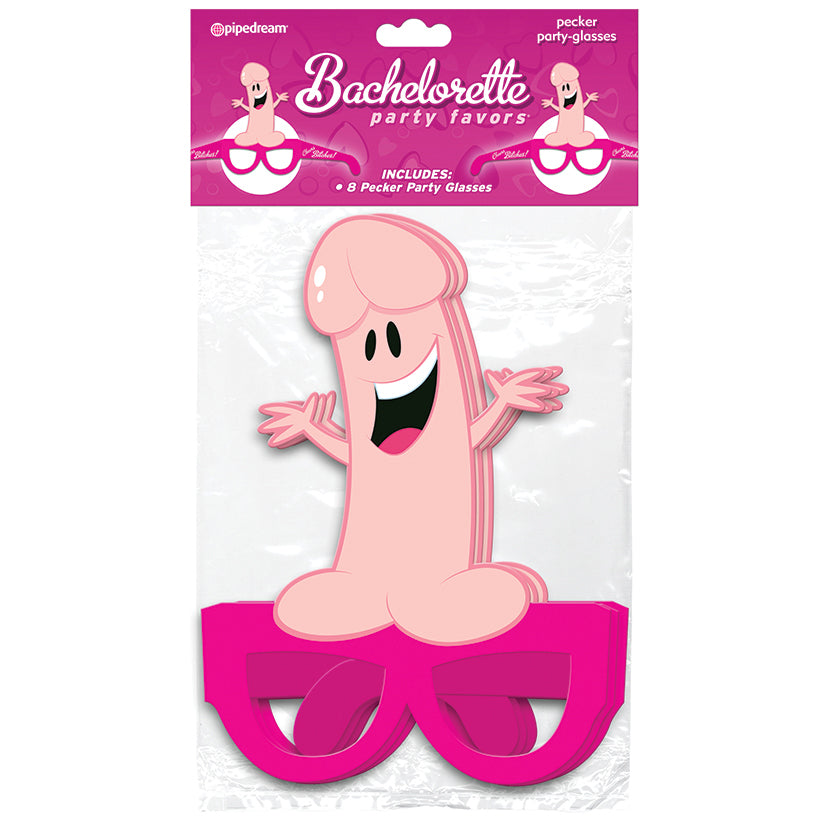 Bachelorette Party Favors Party Pecker Glasses - 8 Count - UABDSM