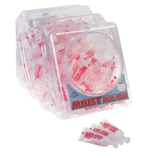 Moist Anal Lube - 120 Piece Bowl - 10 ml Sachets Moist Anal Lube - 120 Piece Bowl - 10 ml Sachets - UABDSM