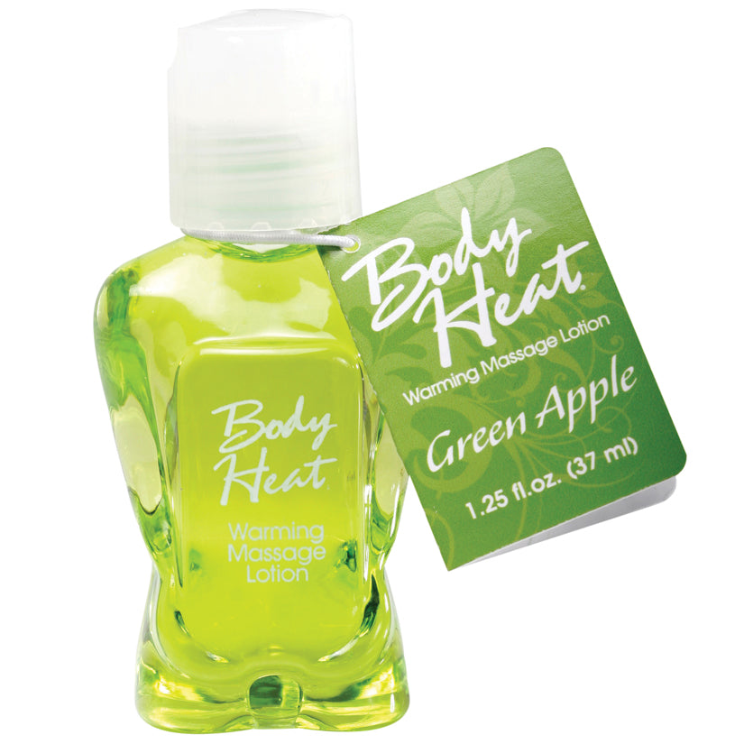 Body Heat Warming Massage Lotion - 1.25 Fl. Oz. - Green Apple - UABDSM
