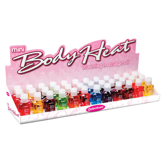 Body Heat Warming Massage Lotion - 36 Piece Display - 1.25 Fl. Oz. Bottles - Assorted Body Heat Warming Massage Lotion - 36 Piece Display - 1.25 Fl. Oz. Bottles - Assorted - UABDSM