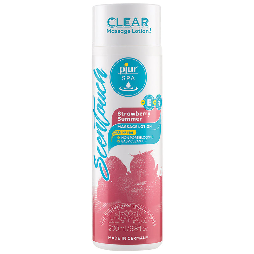 Pjur Spa Clear Massage Lotion-Strawberry Summer 6.8oz - UABDSM