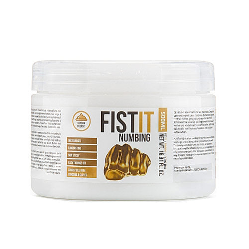 Fist It Numbing Water Based 500ml Lubricant - UABDSM