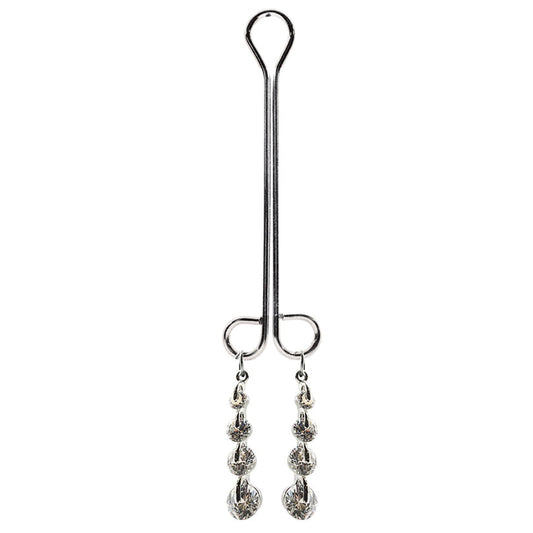 Bijoux de Cli Cascading Diamond Double Loop Clamp-Clear Bijoux de Cli Cascading Diamond Double Loop Clamp-Clear - UABDSM