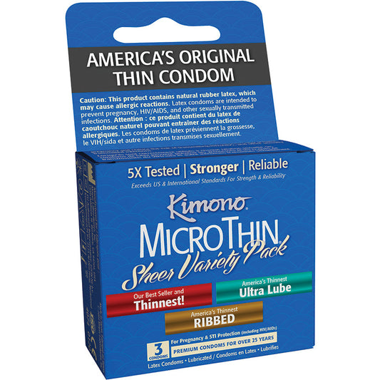 Kimono Microthin Sheer Variety Pack - 3 Pack Kimono Microthin Sheer Variety Pack - 3 Pack - UABDSM