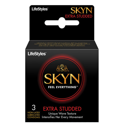 Lifestyles Skyn Extra Studded 3 Pk Lifestyles Skyn Extra Studded 3 Pk - UABDSM