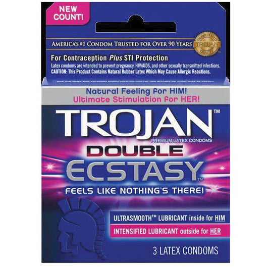 Trojan Double Ecstasy - 3 Pack Trojan Double Ecstasy - 3 Pack - UABDSM