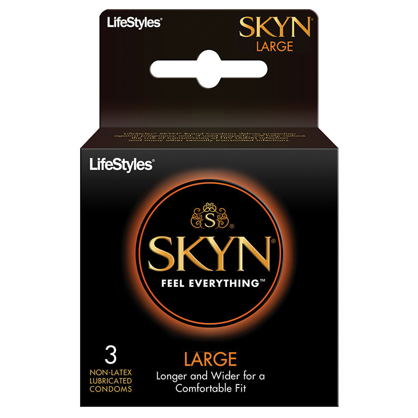 Skyn Large Lubricated Condoms - 3 Pack - UABDSM