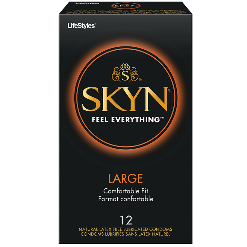 Lifestyles Skyn Large Lubricated Condoms - 12 Pack - UABDSM