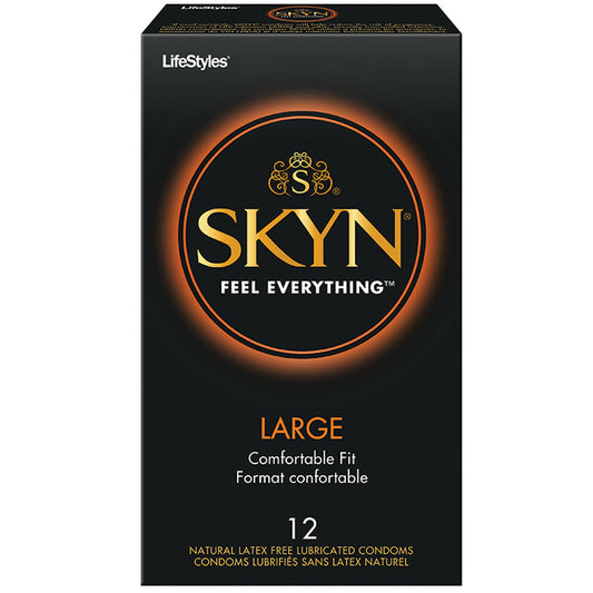 Lifestyles Skyn Large Lubricated Condoms - 12 Pack Lifestyles Skyn Large Lubricated Condoms - 12 Pack - UABDSM