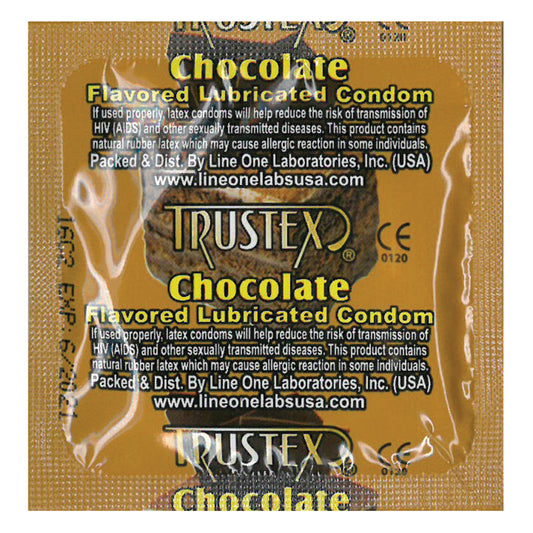 Trustex Flavored Condom-Chocolate 1000 Piece Box Trustex Flavored Condom-Chocolate 1000 Piece Box - UABDSM