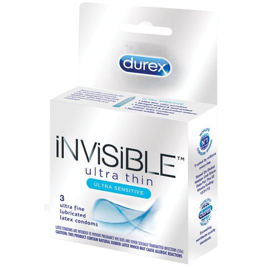 Durex Invisible 3 Pack Durex Invisible 3 Pack - UABDSM