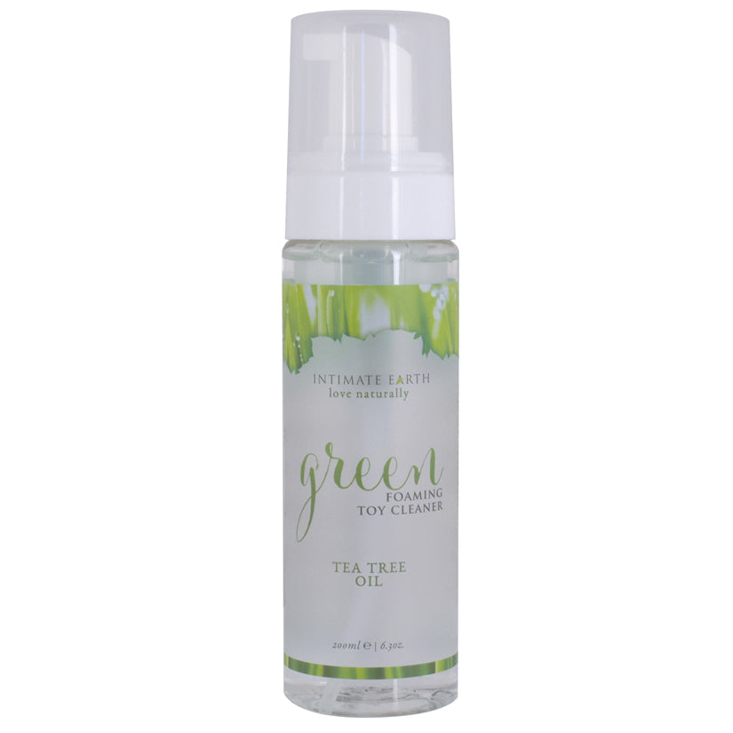 Intimate Earth Foaming Toy Cleaner-Green Tea Tree 6.3oz - UABDSM