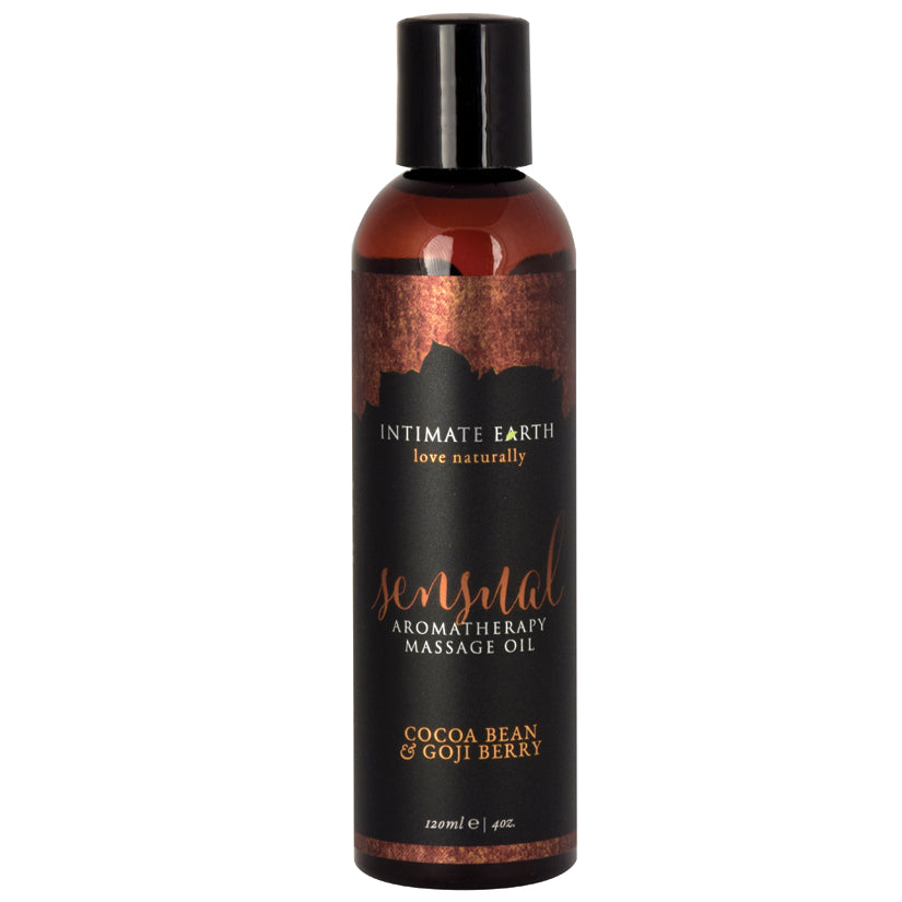 Intimate Earth Aromatherapy Oil Sensual-Cocoa Bean/Goji 4oz - UABDSM