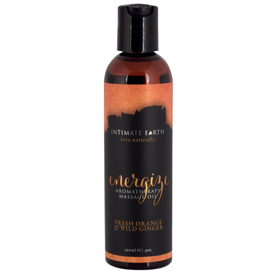Energize Aromatherapy Massage Oil Fresh Orange & Wild Ginger - 4 Oz. / 120 ml Energize Aromatherapy Massage Oil Fresh Orange & Wild Ginger - 4 Oz. / 120 ml - UABDSM