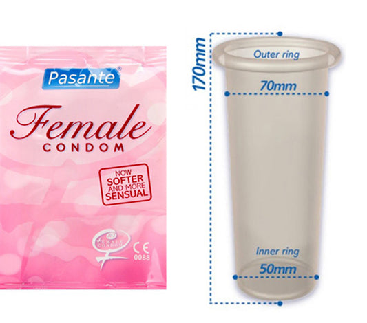 Pasante Female Condoms 3pcs Pasante Female Condoms 3pcs - UABDSM