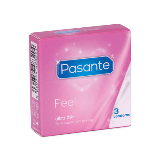 Pasante Feel Condoms 3 Pcs Pasante Feel Condoms 3 Pcs - UABDSM